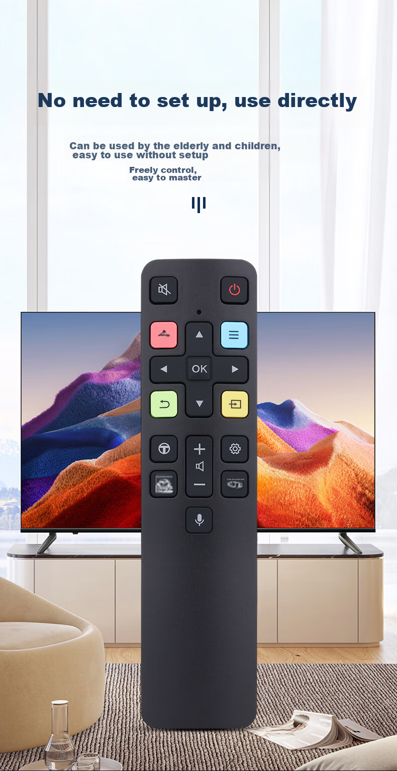 Пульт ДУ Qinxuan RC801C/D для телевизоров TCL, голосовое управление, Bluetooth