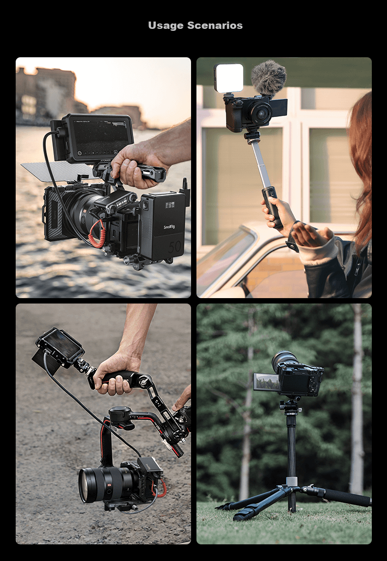 SmallRig 4338 - это база для камеры Sony A6700, которая обеспечивает расширение функционала для фото- и видеосъемки. Она совместима с камерами Sony Alpha 6700, 6600, 6500 и 6400, предлагая надежное крепление и удобство использования. Аксессуар изготовлен из прочного алюминиевого сплава, что гарантирует долговечность и надежность.