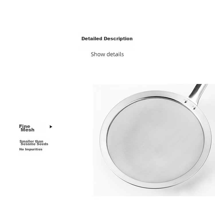 MAXCOOK Ситечко для муки и продуктов, нержавеющая сталь, 15 см, MCCU2434