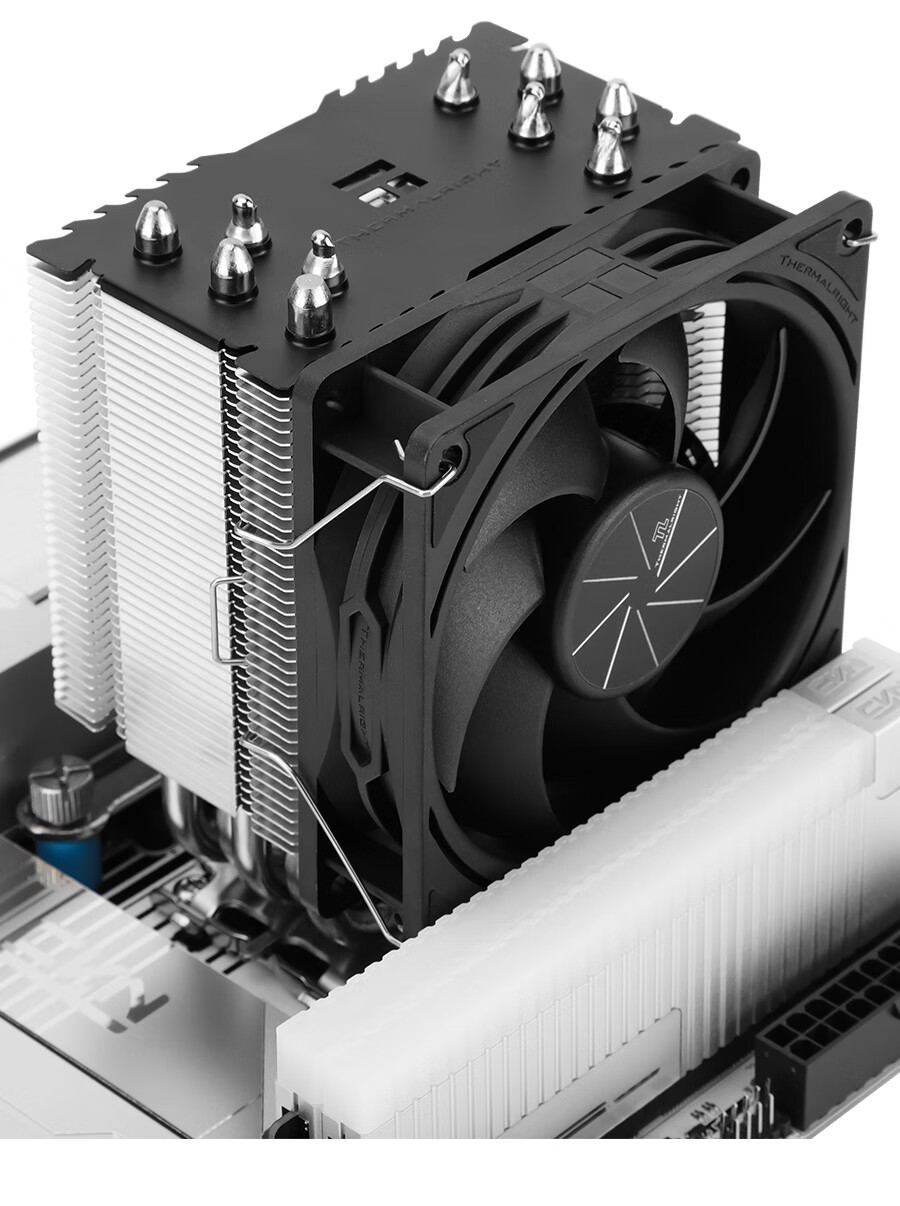 Кулер для процессора Thermalright Assassin King 90 V2, воздушное охлаждение, 5 тепловых трубок, высота 125 мм, для Intel LGA1700/1851/115X/1200/2011/2066, AMD AM4/AM5