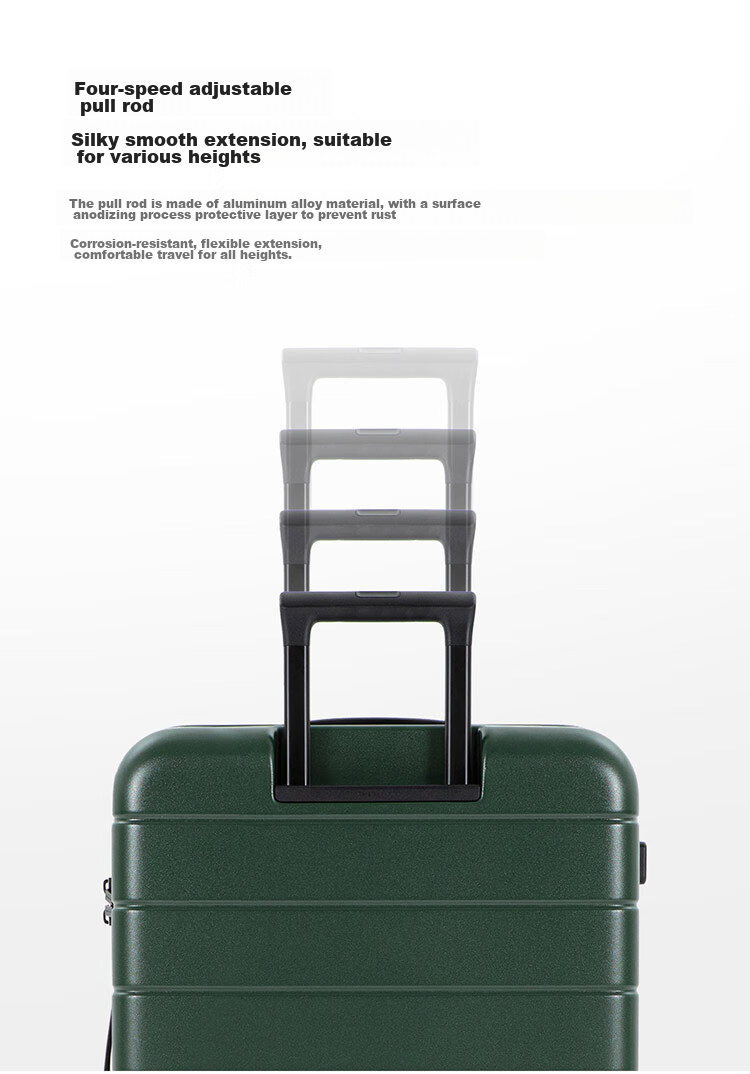Чемодан Xiaomi Mijia Luggage, 20-дюймовый ручная кладь, поликарбонатный, с кодовым замком, бежевый