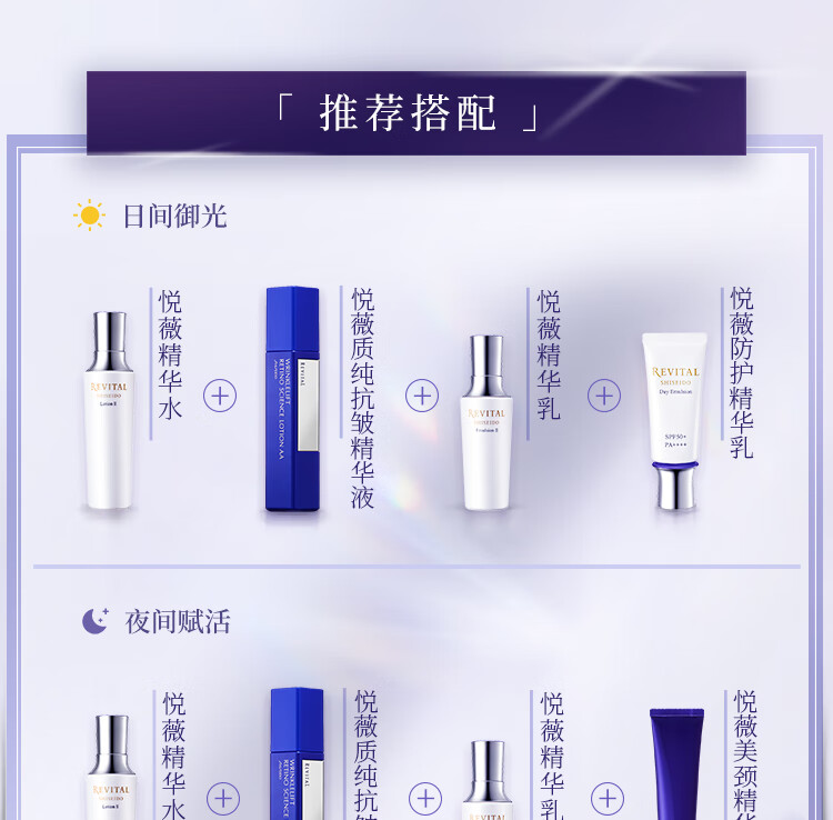 悦薇（Revital）水乳清润型（水170ml+乳130ml）抗皱紧致【保质期至24年11月】