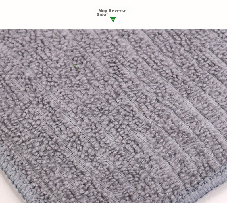 Тряпка для пола Rother, 24x40 см, 3 шт., микрофибра, безворсовая, для плоской швабры