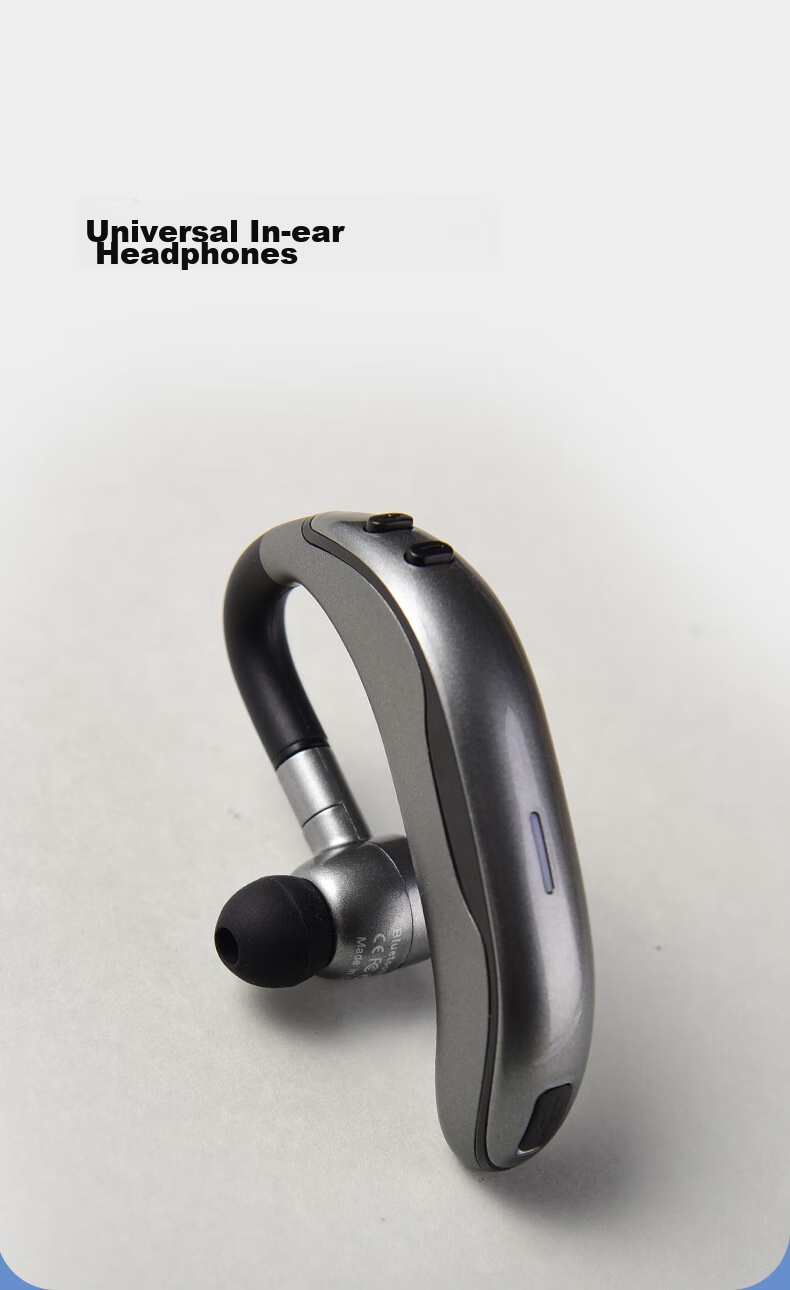 Masentek ES20 Bluetooth Earphones Eartips, In-Ear Silicone Soft Tips, Universal Protective Covers, Replaceable Accessories, Compatible with Huawei, Vivo, Oppo, Xiaomi, Black
