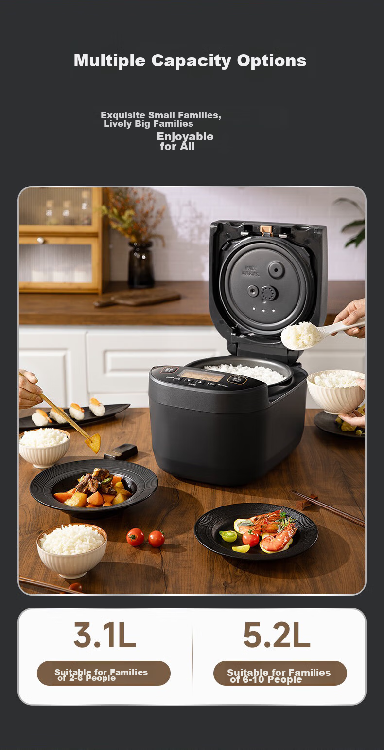 Рисоварка ZO JIRUSHI NW-YAH10C, Черная, 3 л, 1040 Вт, IH, для 2-3 человек, Япония