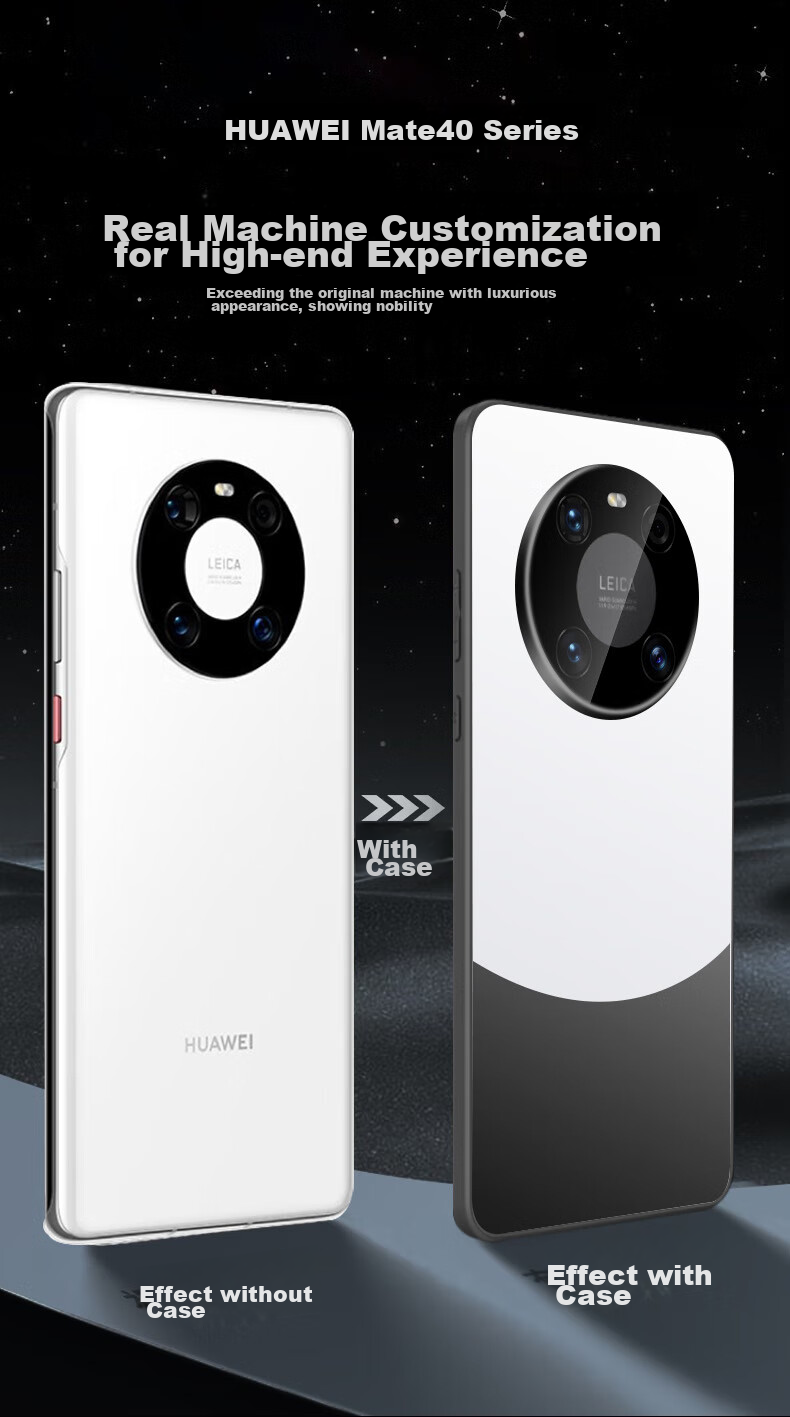 Противоударный чехол KEKLLE для Huawei Mate40 Pro, цвет "Панда", с полной защитой камеры и амортизацией