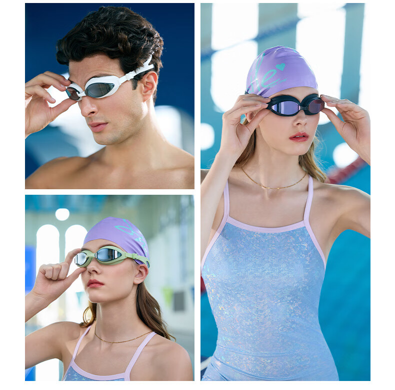 Очки для плавания WATERTIME, для взрослых, унисекс, с диоптриями -5.0, антифог, белые