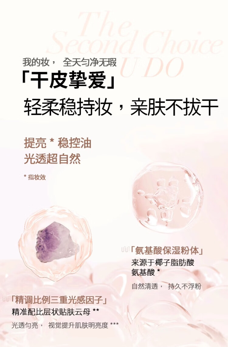 优沃朵（UODO）定妆散粉10g 控油持久柔肤遮瑕不脱妆男女平价 清透持妆1#透明色