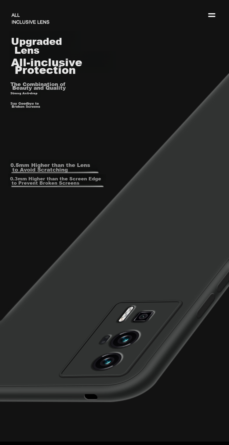 Чехол MAIKUQI для Xiaomi Redmi K60 / K60 Pro, противоударный, с полной защитой от падений, матовый черный