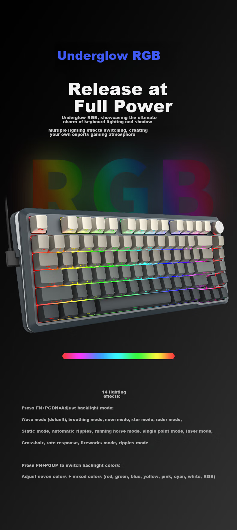 Игровая клавиатура REDRAGON M82 Pro с магнитными переключателями, RT Keyboard, E-Sports Keyboard, кастомизируемая, новый подарок, мятно-зеленый, розовый