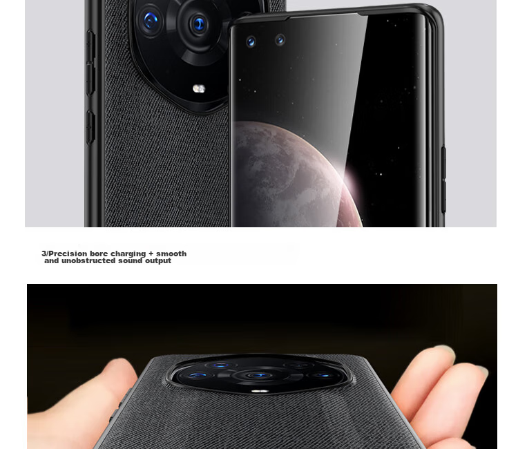 Чехол для телефона ESCAPE для Honor Magic3 Ultimate Edition, деловой стиль, защита от отпечатков пальцев, черный