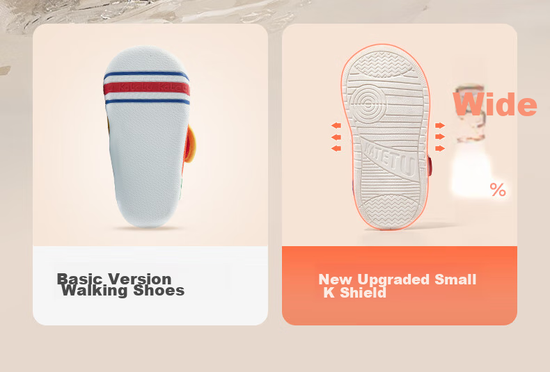 Детские кроссовки Katetu Baby Walking Shoes, Весна Новый год, Красные, Маленькие K Shield, Функциональные, для мальчиков и девочек, Детский сад, Белые, X3CE016