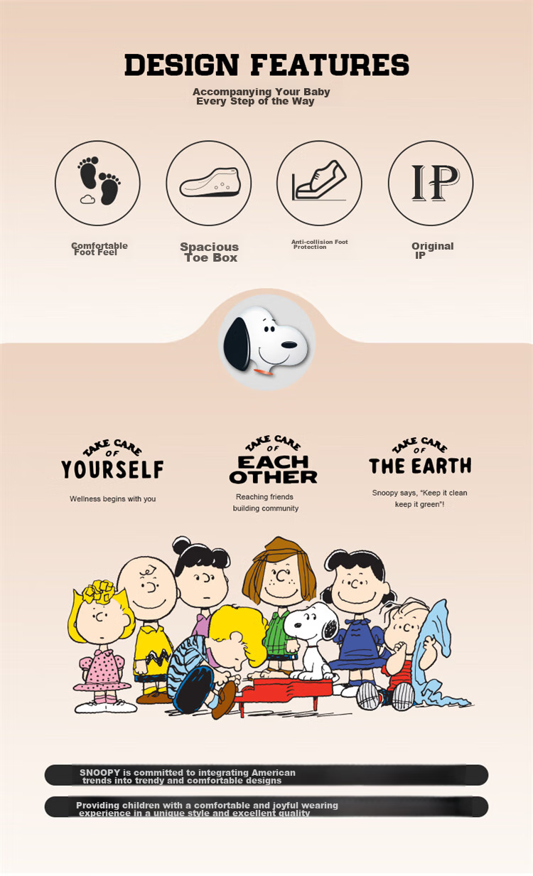 Детские кроссовки SNOOPY для мальчиков и девочек, осенние беговые кроссовки, повседневная белая обувь, розовые, размер 27