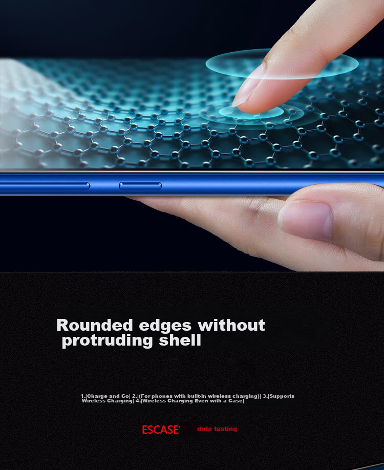 Защитное стекло для экрана ESCAPE для Huawei Honor 20/20 Pro/20s, неполное покрытие, без белого края, безводный гель, ударопрочное, высокая четкость