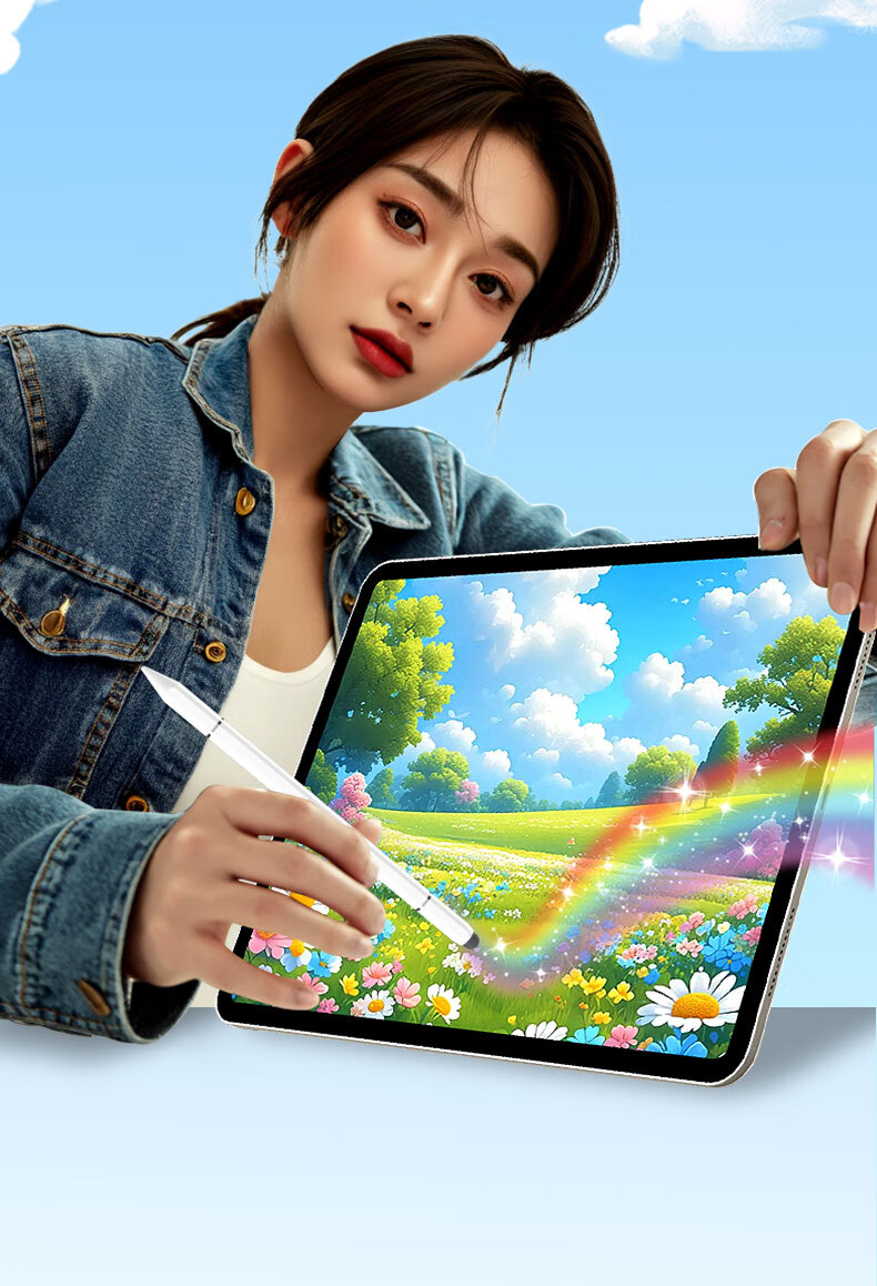Стилус LANGLING для смартфонов и планшетов, емкостный, сенсорный, для iPad, Apple, Android, Huawei, Xiaomi, Honor, Lenovo, трехсторонний, магнитный, с сенсорным управлением