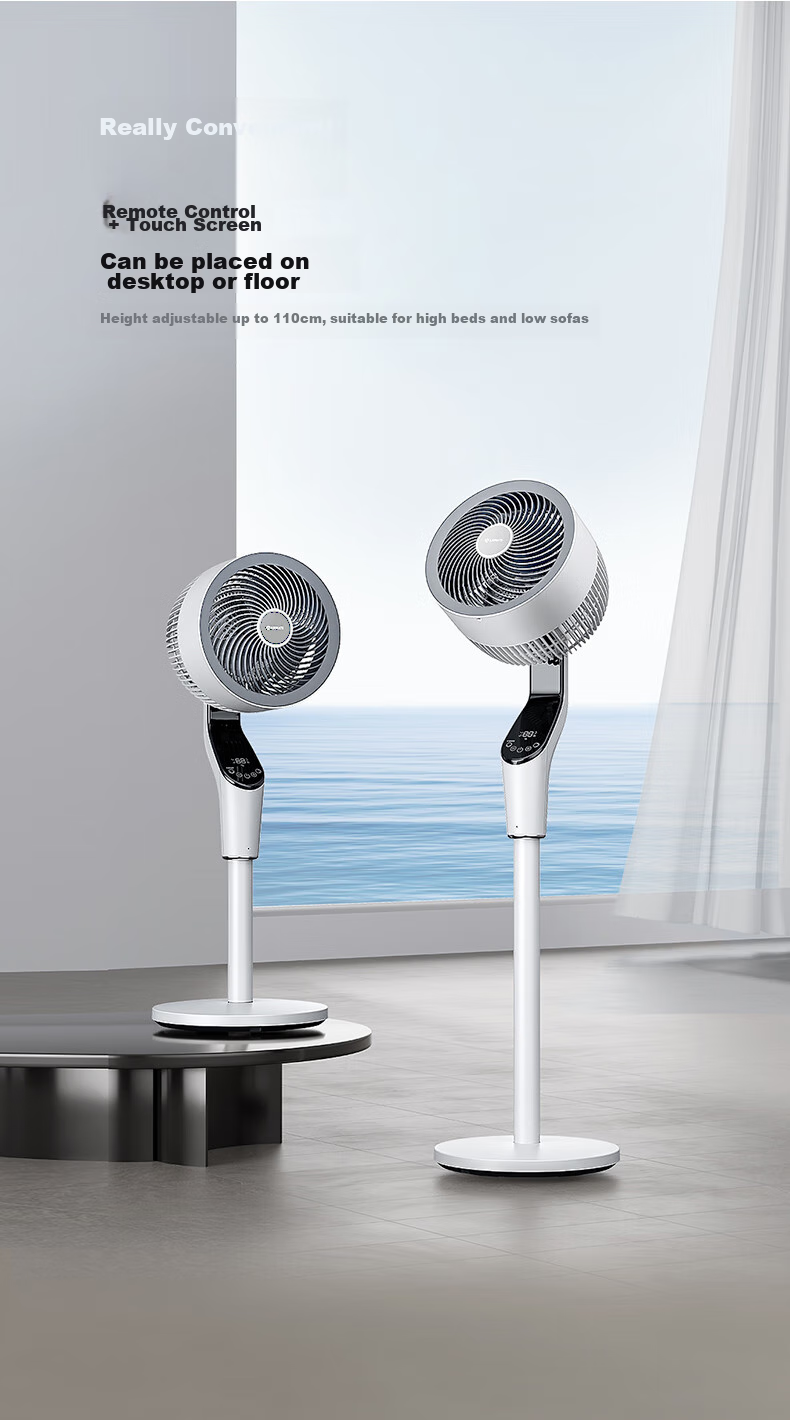 Напольный вентилятор AIRMATE Swan MAX FA23-SRDI151 с голосовым управлением, инверторный DC, 18 скоростей, очистка отрицательными ионами