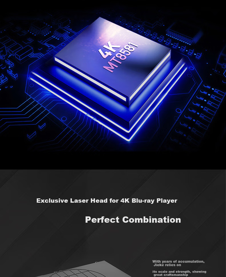 Blu-ray плеер GIEC BDP-G5800 4K UHD, Домашний кинотеатр, Dolby Vision HDR, Воспроизведение с USB HDD
