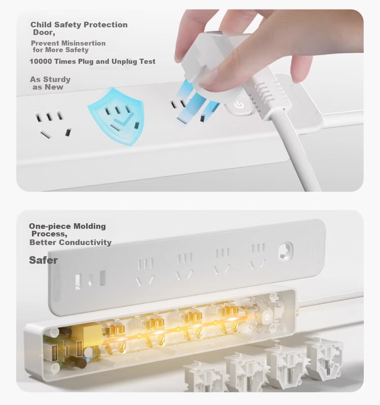 Встраиваемая розетка с USB