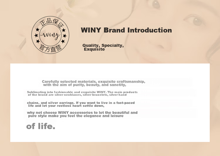 Серебряный браслет Winy 9999 пробы, женский, регулируемый, минималистичный стиль