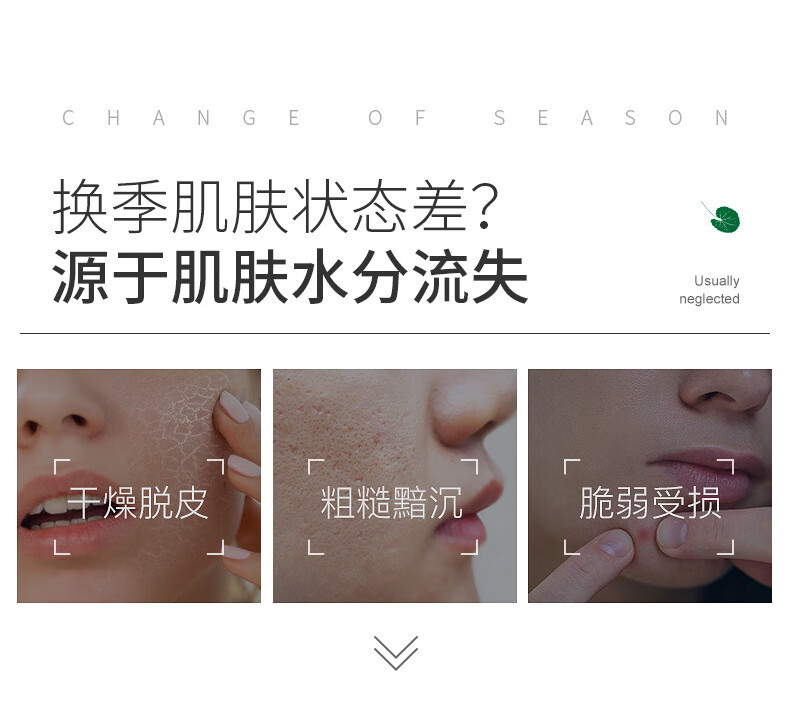 倾姿堂积雪草胶原蛋白面膜补水控油复活草熬夜保湿舒缓男女面膜贴片式