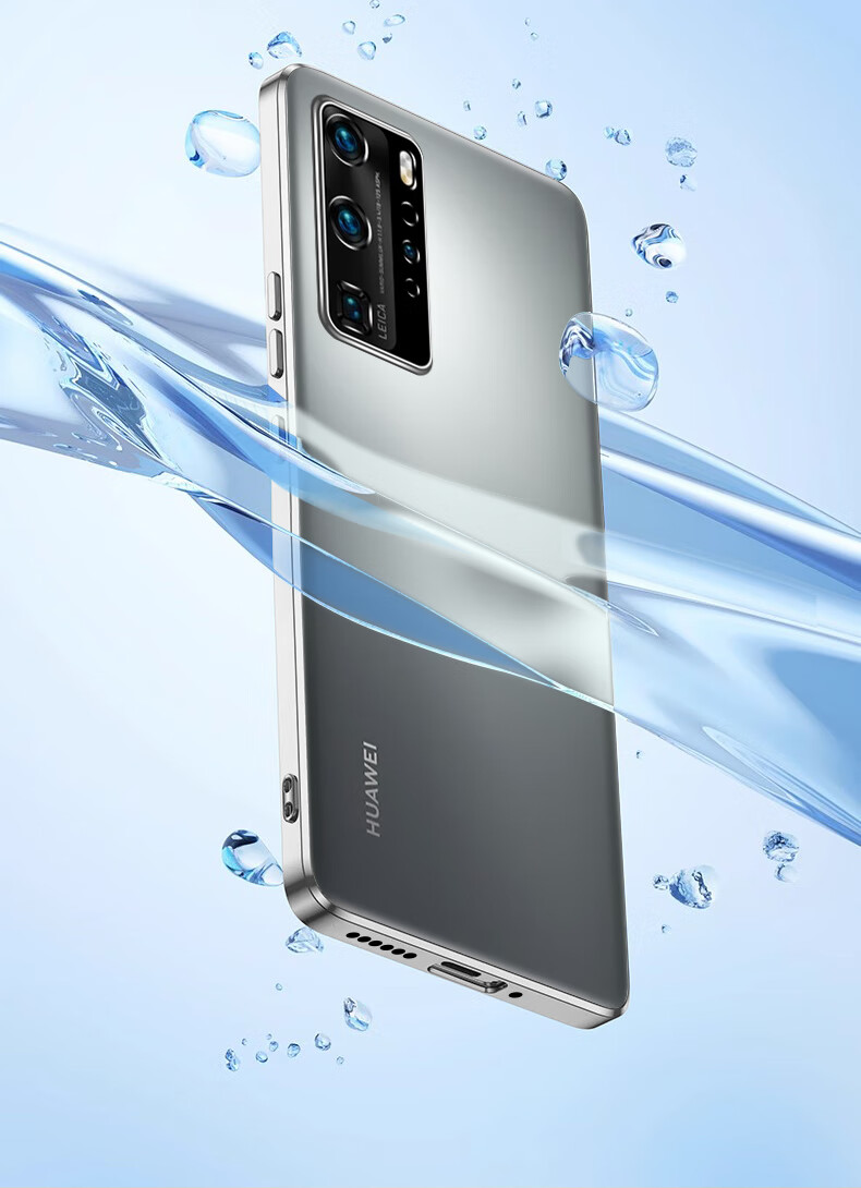 Защитный чехол NEYAA для Huawei P40 Pro, прозрачный, противоударный, ультратонкий, с воздушными подушками, модный, простой, мягкий, с гальваническим покрытием