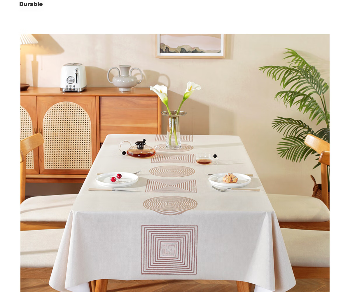 Скатерть Ali Tablecloth, водонепроницаемая, маслостойкая, термостойкая, ПВХ, прямоугольная, 90x140 см, дизайн "Счастливый шар"