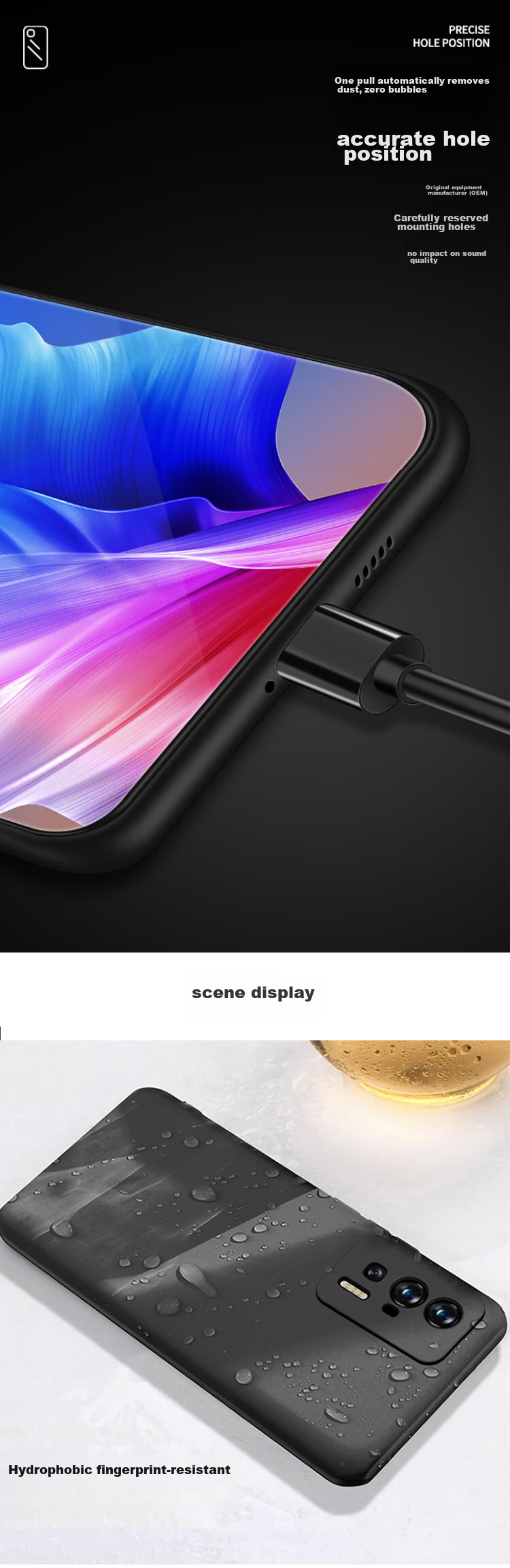 Чехол MAIKUQI для Xiaomi Redmi K60 / K60 Pro, противоударный, с полной защитой от падений, матовый черный