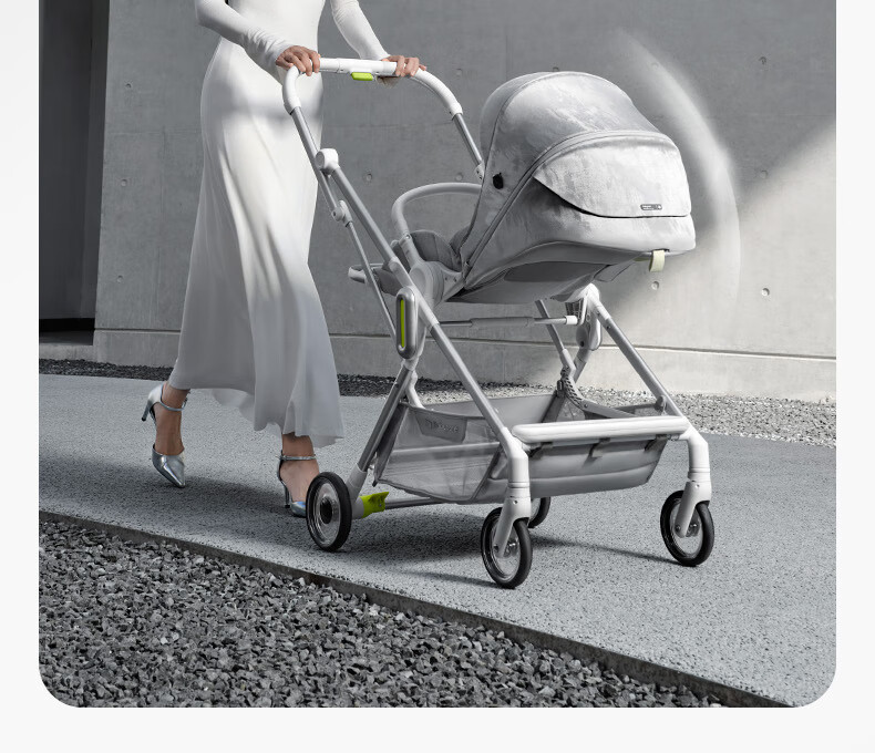 Детская коляска Babycare, складная, легкая, с реверсивным сиденьем, для детей от 0 до 3 лет, цвет "Время Серебро"