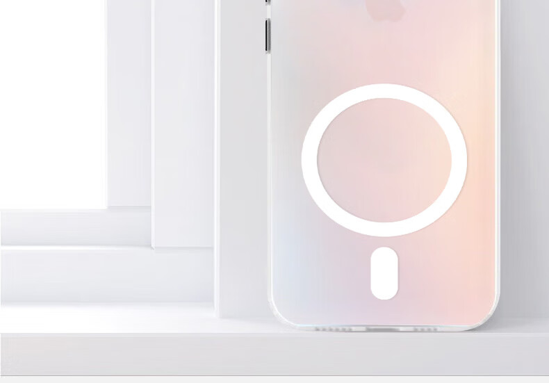 Чехол Baozou для Apple iPhone XS Max, силиконовый, с MagSafe, противоударный, прозрачный градиент