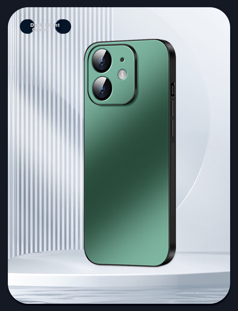 Чехол для iPhone 11 Shangsu AG Frosted, черный, деловой стиль, противоударный
