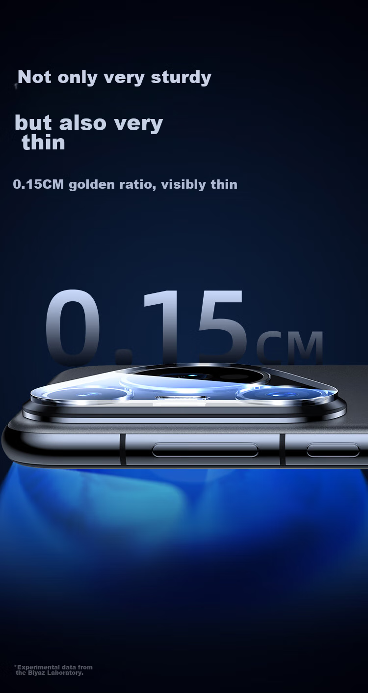 Защитная пленка для камеры BIAZE для Huawei Pura70 Pro, 2 шт., закаленное стекло, полноэкранное покрытие, защита от царапин, высокая четкость