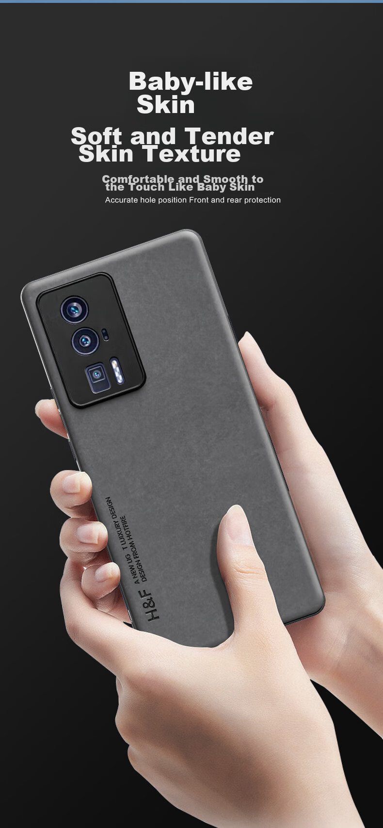 Чехол HotFire для Xiaomi Redmi K60, кожаный, синий