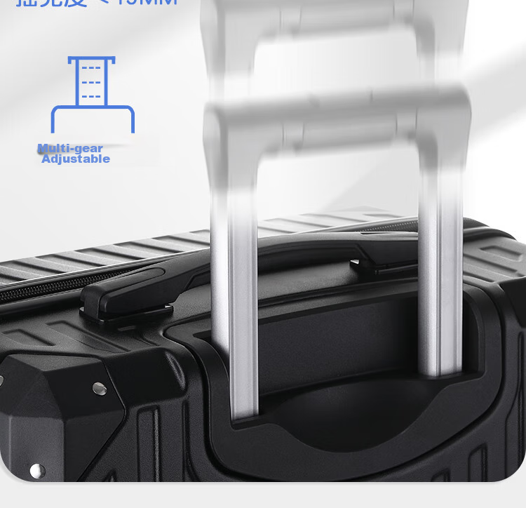 Чемодан Vantiiear USB Charging Suitcase с подстаканником, маленький багаж для ручной клади для мужчин и женщин, дорожный чемодан с кодовым замком, белый, 20 дюймов