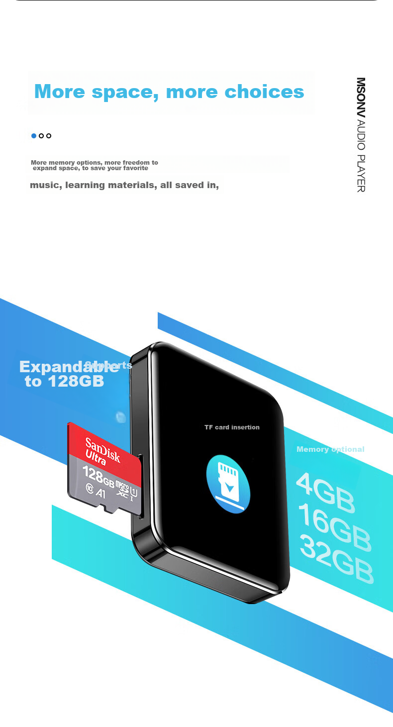 MP3-плеер BENJIE X1, 2.0-дюймовый сенсорный экран, 16 ГБ, Bluetooth, портативный плеер для студентов, версия P3 с синхронизированным MP4 материалом