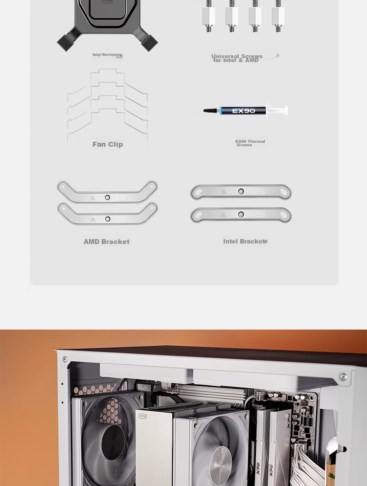 Кулер для процессора PCCOOLER RZ500WH