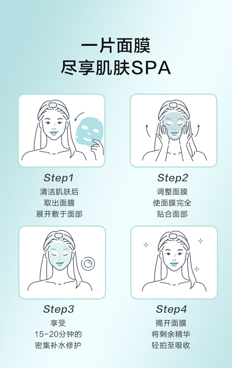 京东京造 多重玻尿酸补水面膜30片 解渴干燥肌 补水保湿面膜  焕亮提亮
