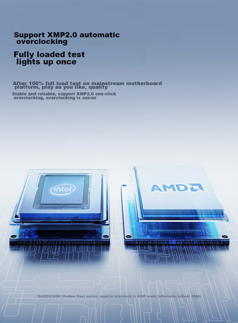 Оперативная память Aigo DDR4, 8 ГБ, 3200 МГц, CL16, одноканальная, с радиатором, для настольных ПК, черный