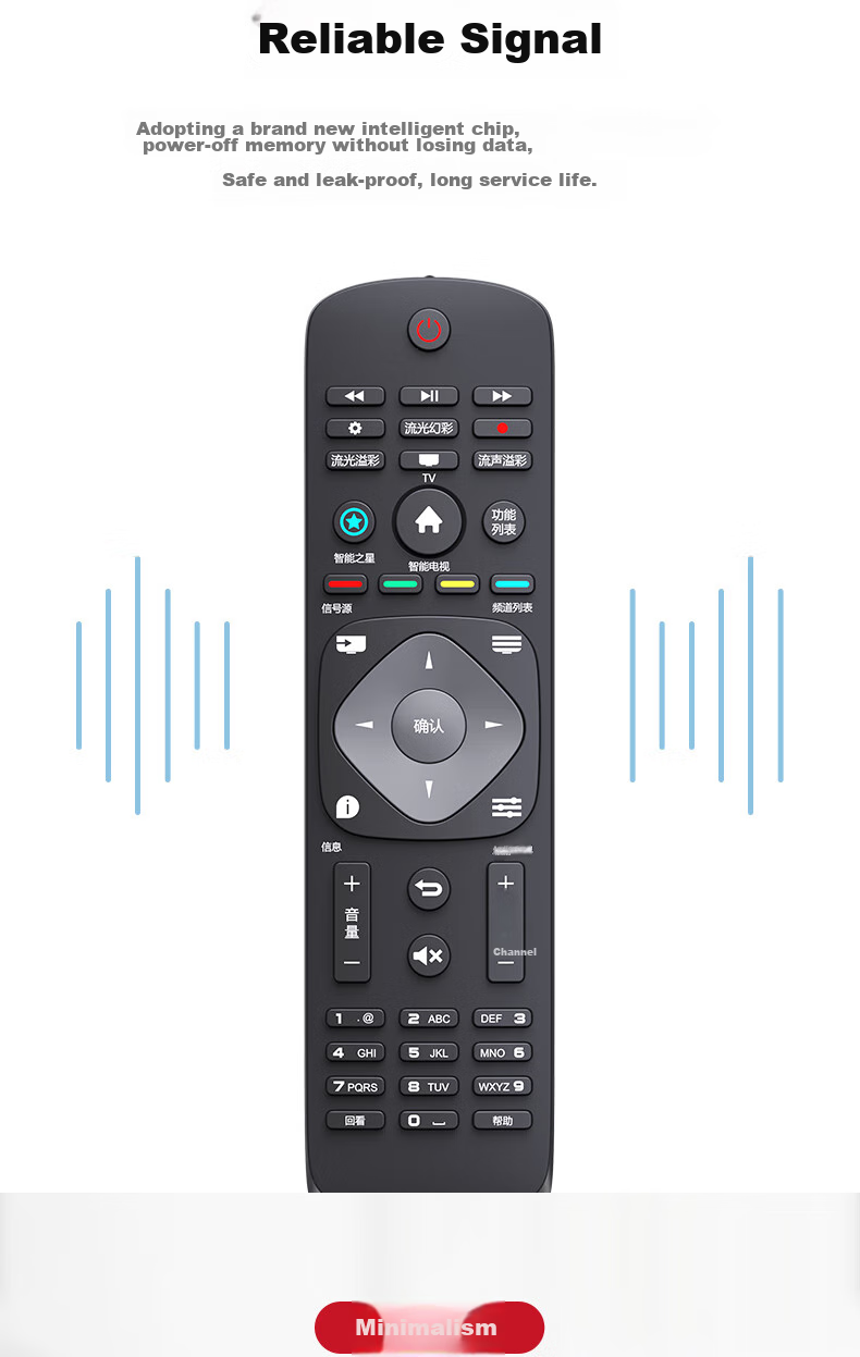 Универсальный пульт дистанционного управления Accoona для телевизоров Philips LCD, Smart TV, 4K, 32-100 дюймов