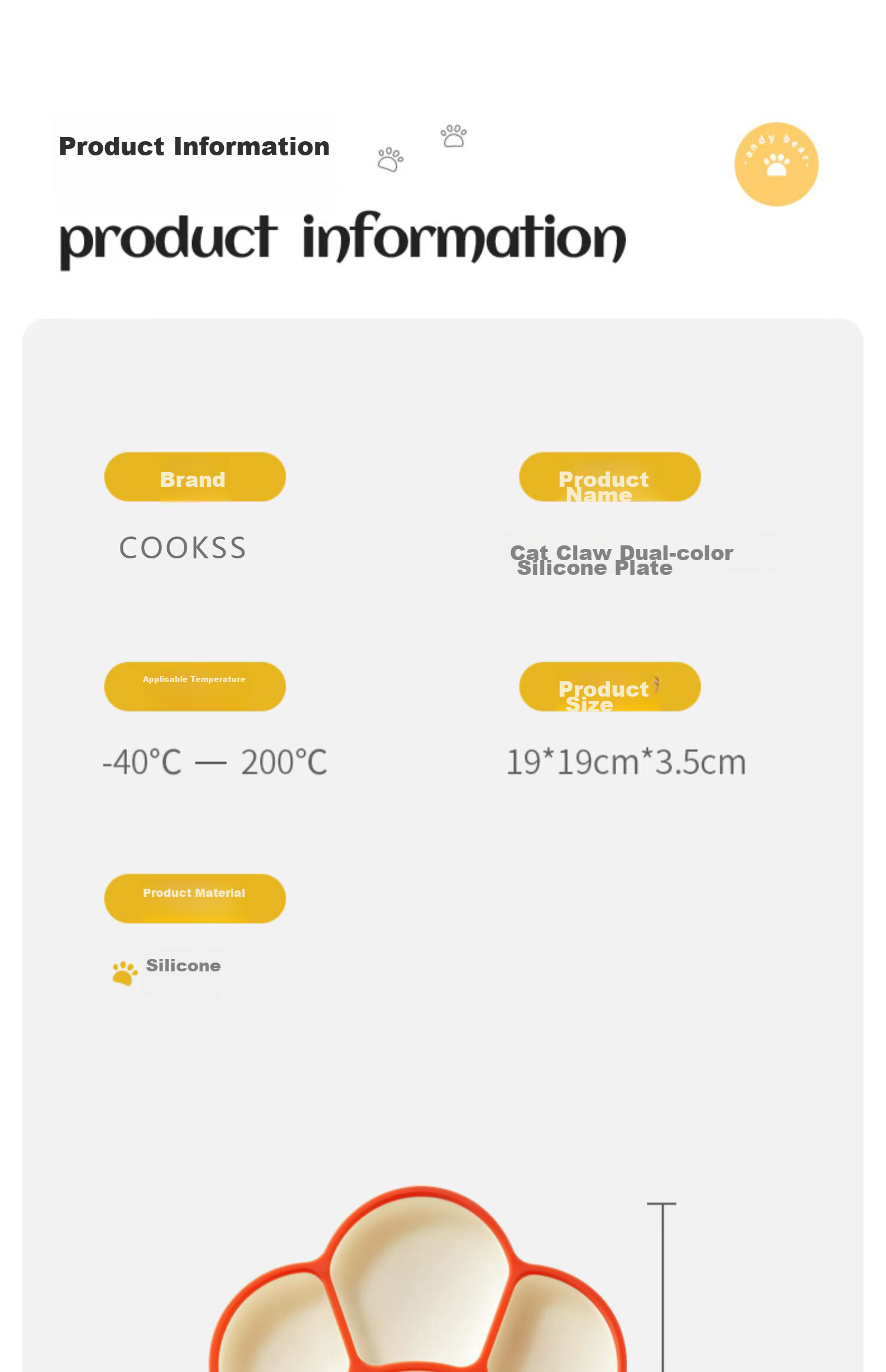 Детская тарелка COOKSS, силиконовая, с присоской, для кормления младенцев, с разделителями, зеленая, с соломинкой