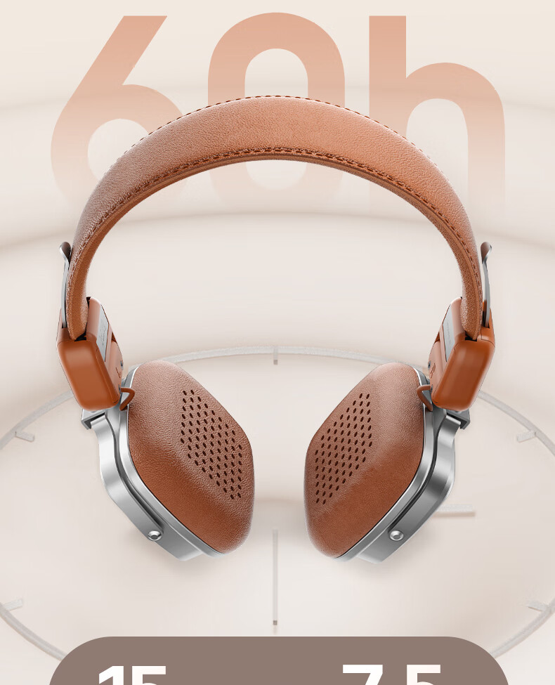 Беспроводные наушники iKF R2 Retro, накладные, Bluetooth, стильные, с длительным временем работы от аккумулятора и Hi-Fi звуком