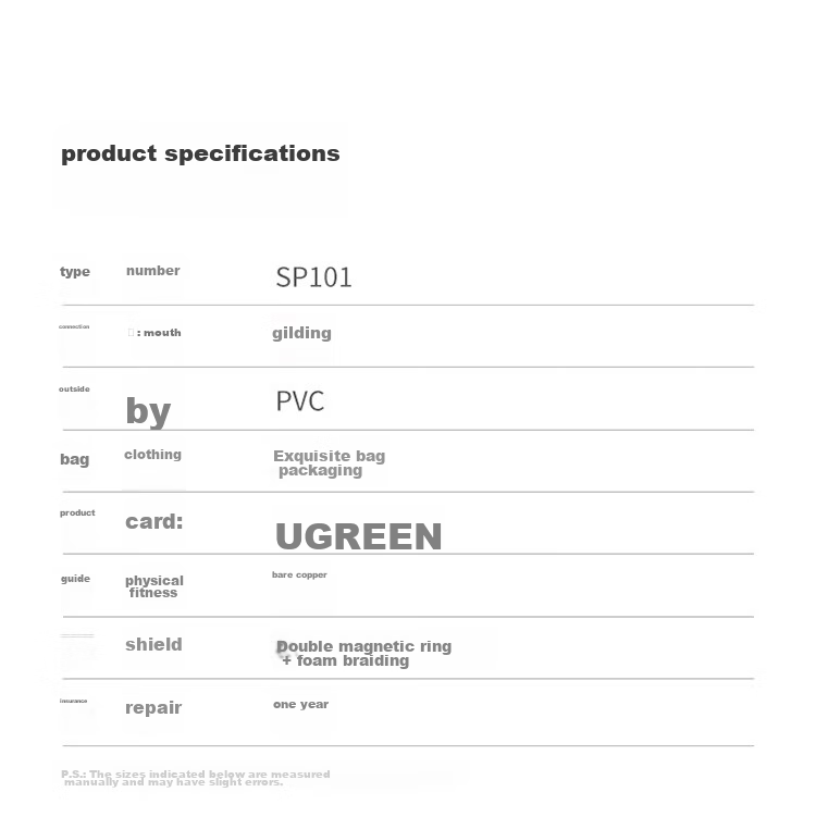 Кабель для ТВ UGREEN
