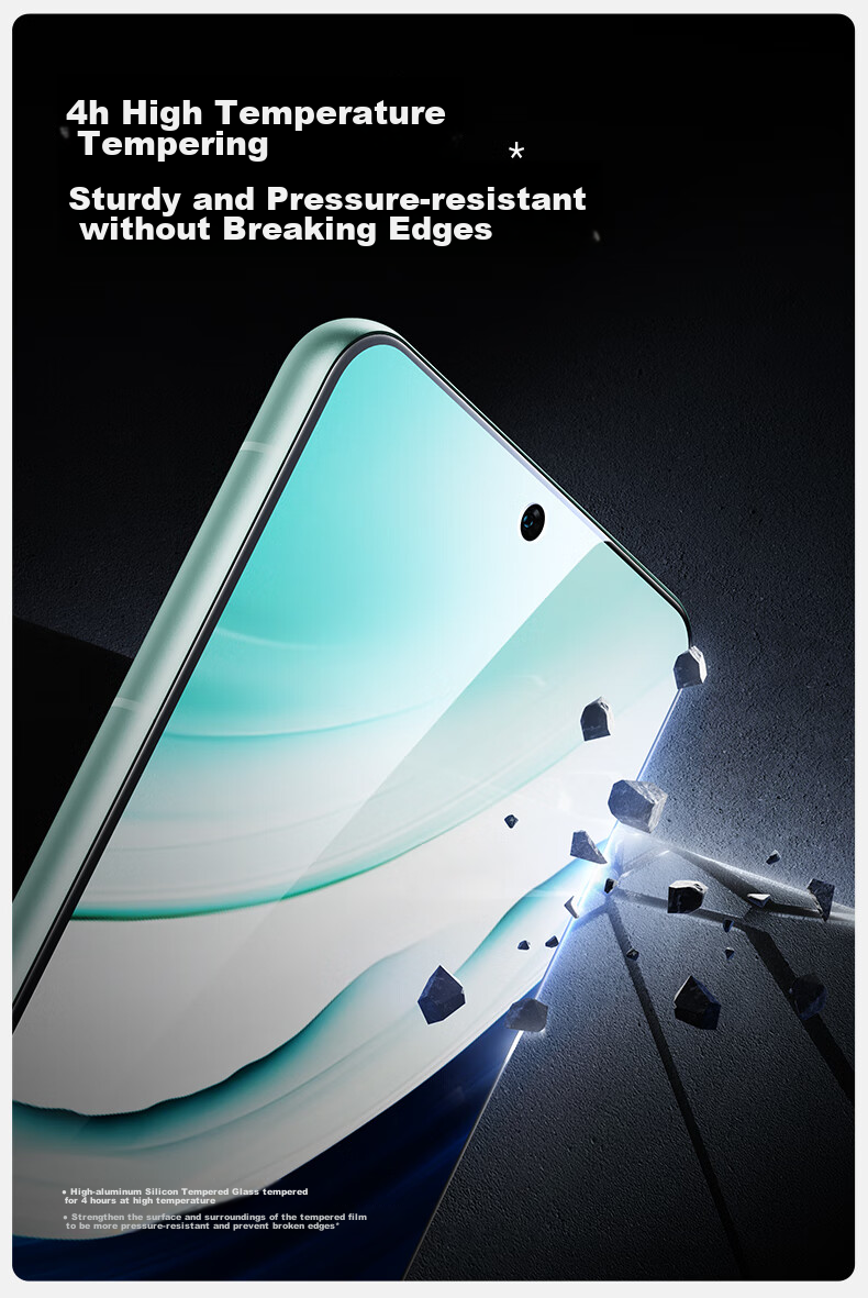 Защитное стекло Shanmo для Huawei Mate60, противоударное, антибликовое, полное покрытие экрана, 2 шт.
