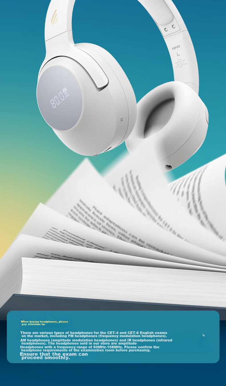Беспроводные наушники EDIFIER K710W, накладные, Bluetooth 5.4, до 50 часов работы, черный