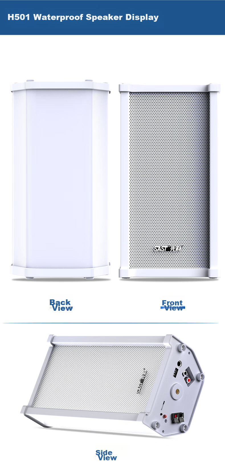 SAST 70W уличный водонепроницаемый Bluetooth-динамик, настенный усилитель, подвесной громкоговоритель для школы, парка, конференций, магазина