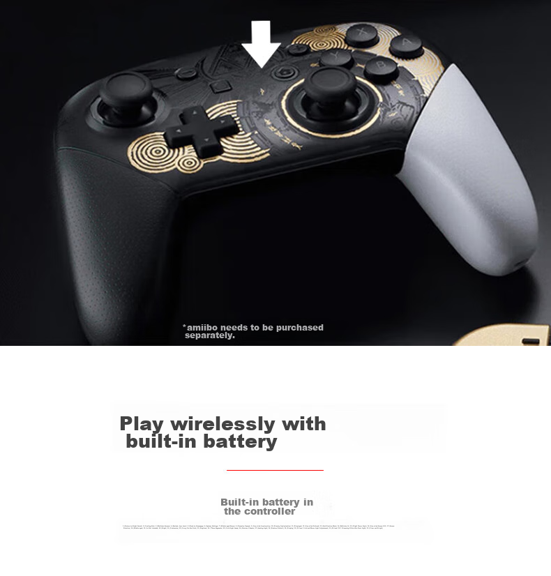 Nintendo Switch Pro Controller Kingdom Hearts Limited Edition (японская версия) - беспроводной геймпад для Nintendo Switch, Bluetooth, до 40 часов работы