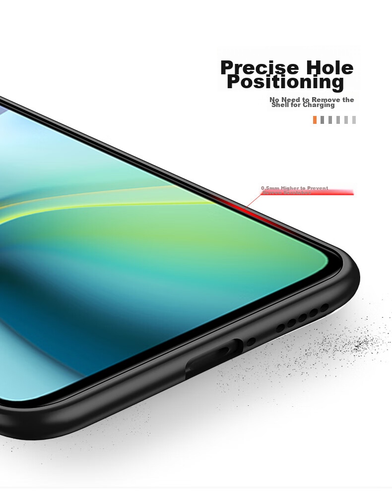 Чехол для телефона HotFire, совместимый с Huawei Nova 8 SE и Honor Play 5, защита от падений и царапин, простой стиль, черный