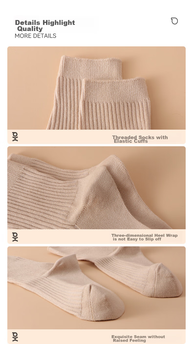 Комплект детских носков Hodo Children's Socks W5006, 4 пары, мультиколор, размер 20-22 см (31-34 размер обуви)