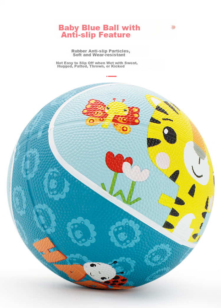Детский мяч Fisher-Price 17 см, резиновый, для игр, подарок на Новый год