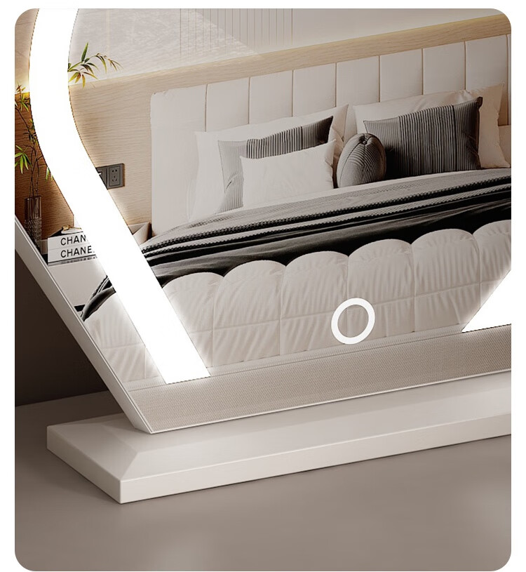 Anerya Умное зеркало с подсветкой для макияжа, настольное, LED, роскошное, в спальню, на туалетный столик