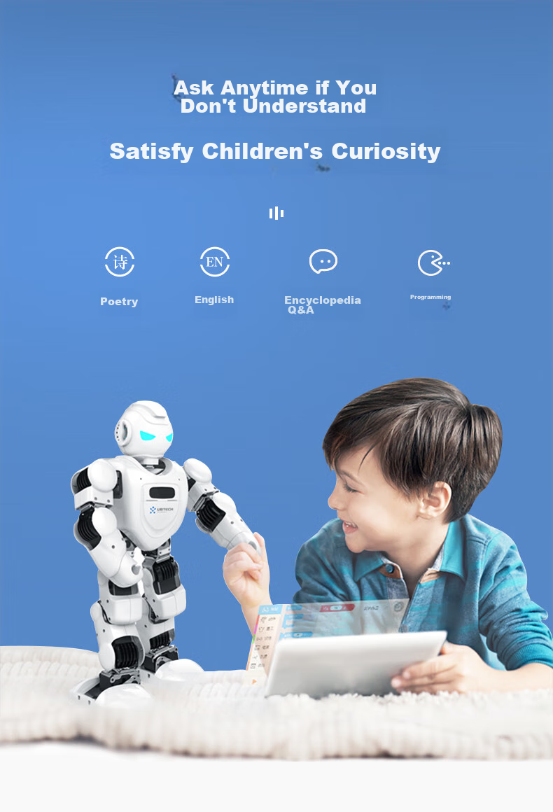 Робот-компаньон UBTECH Alpha Ebot, обучающий, интерактивный, для детей